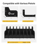 CVLIFE Foam Pistol Rack for Gun Safe Shelf Pistol Holder Gun Safe Cabinet Accessories Handgun Rack Pistol Stand for Storage - size: 8 Slots
