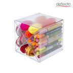 Deflecto Stackable Cube Organizer - X Divider, Clear (350201-AMZ) - style: Cross Divider