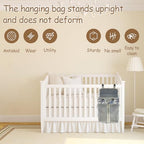Hanging Diaper Caddy,Baby Diaper Organizer for Changing Table,Baby Crib Hanging Classified Storage Bag Organizer for Changing Table,Crib,Playard or Wall & Nursery Organization, Crib Accessories (# B) - style: # B