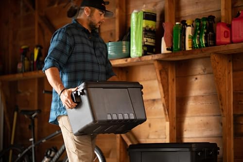 Plano Storage Trunks - color: Blaze Orange, style: Small - 1 pack