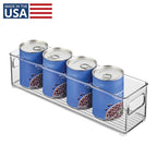 InterDesign Refrigerator and Freezer Storage Container – Deep Organizer Bin for Kitchen, Clear - style: Pack of 1