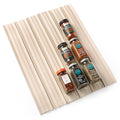 YouCopia SpiceLiner Adjustable Spice Drawer Liner, 10ft Roll, Sandstone, Seasoning and Spices Bottle Organizer Insert - color: Sandstone