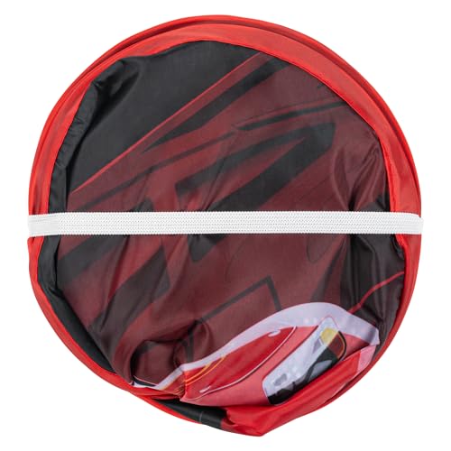 Disney Pixar Cars Pop Up Hamper - Lightning McQueen Racecar Mesh Laundry Basket/Bag with Durable Handles - Storage for Clothes and Toys - color: Blue - Cars