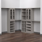 ClosetMaid 4598 Modular Storage Stackable Unit with 4 Drawers, Taupe - color: Taupe