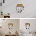 Key Holder Wall Mounted with Screws and Anchors, Gold Multifunctional Key Hanger with 10 Hooks, Entryway Front Door Kitchen Hallway Garage Office - color: Home-1 Gold