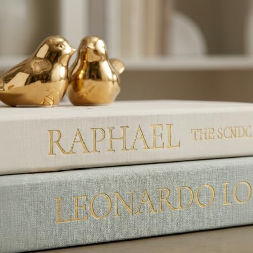 Upgraded Decorative Books for Home Decor - Coffee Table Faux Books for Decoration, Linen Fake Book Storage Box for Entryway, Bookshelf, Modern, Boho, Farmhouse & Neutral Aesthetic Decor, Set of 2 - color: Beige-Gray