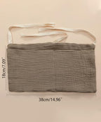 Baby Bedside Hanging Bags Storage Organizer Milk Bottle Toy Crib Baby Nappy-Bag Bed-Bunk Organizing Bag - color: Khaki