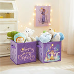 Disney Wish Set of Two Spacious Collapsible Storage Cubes, 10"x10" - color: Wish