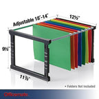 Officemate Plastic Hanging File Folder Frame, 18 Inch, Letter and Legal Size.(91961) (Pack of 4) - size: 18 Inch (Pack of 4)
