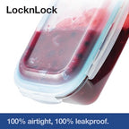 LocknLock LOCK & LOCK Purely Better Glass Bread Baking/Loaf/Meatloaf Pan/Food Storage Container with Lid, 8.5 Inch x 5.5 Inch, Clear - style: Loaf Pan