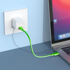 Multi-Functional Cable Storage Box with Charging Cables and SIM Card Holder, Compact Organizer for Travel and Office Use, Green - color: Green