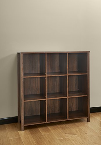 ClosetMaid 16057 Premium Adjustable 9-Cube Organizer, Dark Chestnut - color: Dark Chestnut, size: 9-Cube
