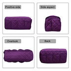 Armchair Caddy, Sofa Armrest Organizer with 14 Pockets, Waterproof Non Slip Recliner Remote Control Holder, Couch Chair Arm Storage for TV Remotes, Phone, iPad, Magazine, Books - color: Purple
