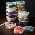 LivLab Mker 30 PCS Food Storage Containers with Lids - Reusable Meal Prep Containers Bpa-Free Freezer Lunch Boxes for Leftovers, Snack, Fruits, Salad - 15 Sets | 20 fl oz | 2.5 Cups - size: 15-Pack-17 floz