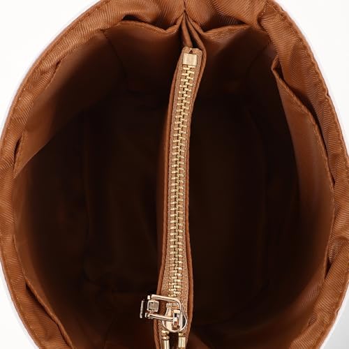 BESPORTBLE Mini Purse Organizer Insert for Bucket and Tote Bags, Lightweight Handbag Liner with Multiple Compartments, Compact Storage Solution for Women’s Small Bags 5.89x5.31x4.72in
