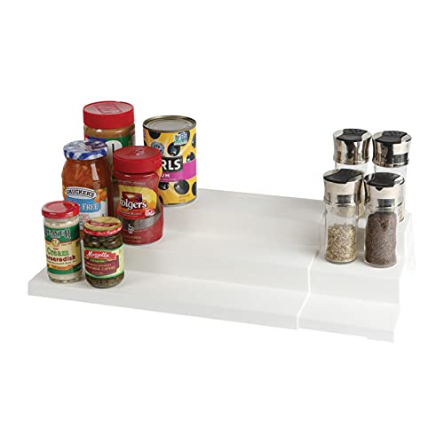 Dial Industries Adjustable 3 Tier Expandable Shelf Spice and Seasoning Jars Kitchen Countertop and Cabinet Rack Organizer - size: Spice