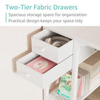 Lufeiya White Small Desk with Drawers - 40 Inch Computer Desk for Small Space Home Office, Modern Simple Study Writing Table PC Desks - color: White, size: 40 inch
