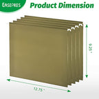 EASEPRES Desk Hanging File Organizer with 10 Folders, Mesh Metal Letter-Size Desktop File Holder Box for Filing Folder Storage Basket, 2 Pack Black, 12.2 x 9.45 x 5.45 inches - size: 2 Pack with 10 Folders