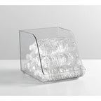 iDesign Plastic Water Bottle Organizer for Fridge, Clear Bottle Holder for Kitchen and Pantry, 4-Pack - style: Pack of 4- Tall