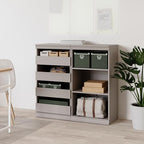 ClosetMaid Modular Storage Shelf Unit with 3-Shelves, Taupe - color: Taupe