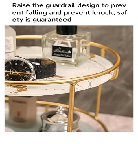 Gold Storage Rack, Bathroom Table Shelf, Perfume Tray, Beautiful Appearance, Super Capacity, Complete Your Daily Storage (QS-20-1) (QS-21)