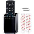 TotalMount Hole-Free Remote Control Holder – Eliminates Need to Drill Holes in Your Wall (Black, Quantity 1) - color: Black