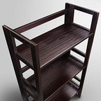 Casual Home 3-Shelf Folding Student Bookcase (20.75" Wide)-Espresso - color: Espresso