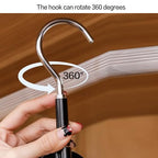 Purse Organizer Purse Organizer for Closet Purse Hanger-360 °Rotation,Curved Design, No Fear of Deformation of The Bag Strap，Premium and Smooth Purse Hook (Black 1 Piece) - size: Black 1 piece