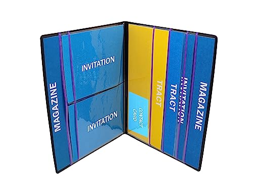 Ministry Organizer - Field Service Organizer - JW Magazine Holder - Field Service Portfolio - Pioneer (Purple) - color: Purple