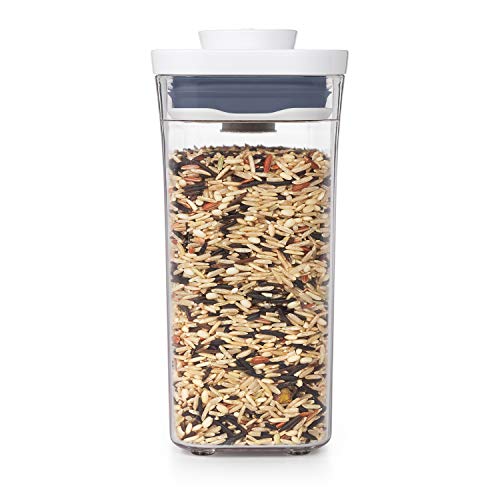 OXO Good Grips POP Container, 1.2 Qt - Rectangle - Pasta, Transparent - color: White, size: 1.2 Qt - Rectangle