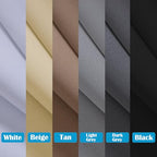 2-in-1 Room Darkening Curtain & Room Divider - Extra Wide & Heavy-Duty Partition Curtain for Bedroom/Office/Loft - Cheaper Than Building Walls! 12.5ft W x 8ft L, White, 1 Panel - color: Greyish White, size: 150"W x 96"L (Pack of 1)