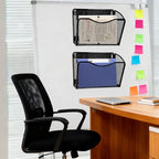 Magnetic File Holder,No Drilling Installation Magnetic File Folder Holder, Magnetic Mail Holder File Organizer for Refrigerat,Whiteboard,Office