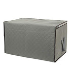 2 Pack Foldable Large Storage Bags 28 x 20 x 12 (L x W x H) inch for Comforter Quilt Blanket Clothes with Clear Window & Handles - Easy to Fit King Size Comforter Set - Closet Under Bed Organizer - size: Extra Large (Horizontal), style: Set of 2