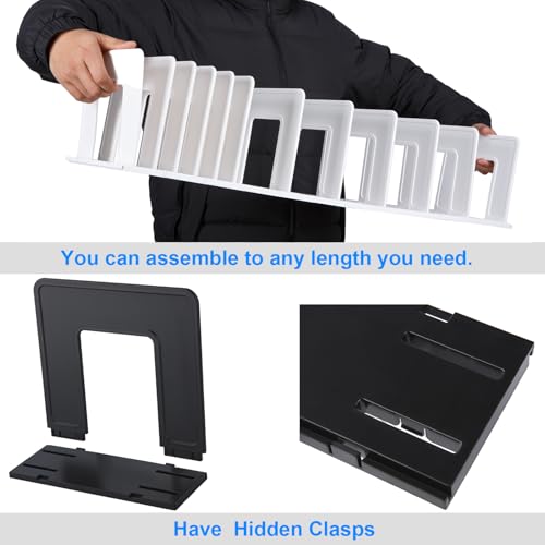 6 Pieces Upright Boards, Accessory Parts of Expandable File Folder Holder, Black - color: Black, size: Accessories-6pcs