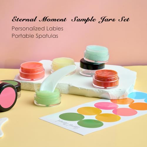 50 Pack 3 Gram Sample Containers with Lids, Small Plastic Cosmetic Jars, Makeup Travel Container Jar for Cream, Bead, Eye Shadow, Jewelry, Lotions, Powders, Glitters Lip Gloss with Labels,Spatulas - color: Black Lid, size: 0.1 Ounce