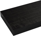 Floating Shelves Bathroom for Wall, Bathroom Shelves Over Toilet, Wall Shelves & Book Shelf, Hanging Shelf, Modern Wooden Wall-Mounted Small Floating Shelves, 12x7x1.5 in (Black, Set of 2) - color: Black, size: 12"(set of 2)