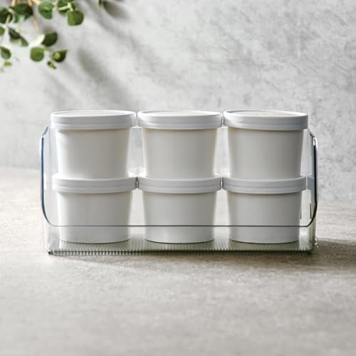 iDesign Stackable Open-Front Storage Bins for Kitchen and Pantry Organization - Set of 3 - Clear - style: Pack of 3