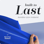 Nylon Laundry Bag - Locking Drawstring Closure and Machine Washable. These Bags will Fit a Laundry Basket or Hamper and Strong Enough to Carry up to Three Loads of Clothes. (Royal Blue) - color: Royal Blue, size: 22" x 32"