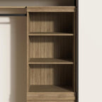 ClosetMaid Modular Storage Stackable 3-Shelf Unit, Sand - color: Sand