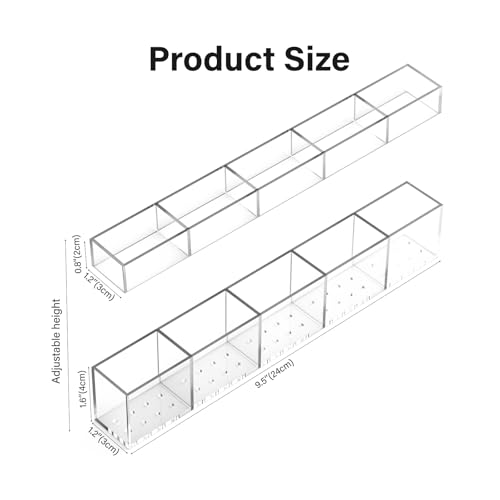 Straw Holder for Cabinet Door, Reusable Tumbler Straw Organizer Storage Container Mount for Kitchen Counter Cupboard Door (Transparent, 9.5inch) - color: Transparent, size: 9.5inch