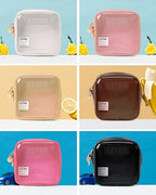 LETGO Clear Makeup Bags - TSA Approved Toiletry Bags with Zipper,Clear Toiletry Bag(Mini Black) - color: AA-Mini-Black