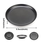 Jewelry Dish, Decorative Trinket Tray for Rings Earrings Necklaces, Jewelry Tray for Women, 5.5" Black - size: 5.50 Inches