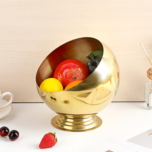 Golden Key Bowl for Entryway Table Decorative Storage Dish Catch All Bowl for Fruit Coffee Pod Holder Centerpiece for Kitchen Home Decor