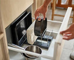 Joseph Joseph DrawerStore Cookware Organizer, Baking Tray Rack, Space Saving Storage for Pans, Lids, Cutting Boards - style: Baking Trays