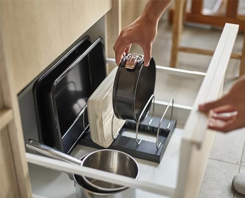 Joseph Joseph DrawerStore Cookware Organizer, Baking Tray Rack, Space Saving Storage for Pans, Lids, Cutting Boards - style: Baking Trays