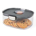 Progressive ProKeeper International Airtight Food Storage Container with Terracotta Disk for Freshness, Stackable & Dishwasher Safe, Ideal for Cookies, Baked Goods, & More, 3 Quart - size: 1-Piece, style: 3-Quart Prokeeper