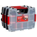 CRAFTSMAN Storage Organizer, Small Parts Organizer, 3-Packs with 10-Compartments, Lid Includes Secure Latch (CMST60964M) - size: 3 Pack, style: Triple Pack