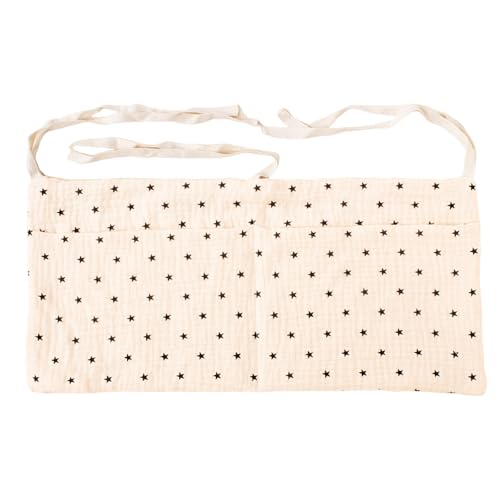 Baby Bedside Hanging Bags Storage Organizer Milk Bottle Toy Crib Baby Nappy-Bag Bed-Bunk Organizing Bag - color: Star