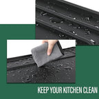 GRAND ORANGE Waterproof Under Sink Liner Mat for Kitchen Bathroom -28” x 19" -Durable, Flexible Tray – Home undersink Organizer Must Haves Black