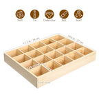 Underwear Storage Box with 20 Compartments Stackable Drawer Organizer for Socks Panties Bras and Small Clothing Accessories Space-Saving Sundries Container for Closet and Home